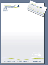 County Helicopters Business Stationery
