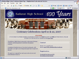 Ballarat High School Centenary Website